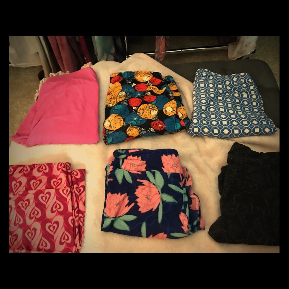 Lularoe TC leggings - $5/each; 4/$15